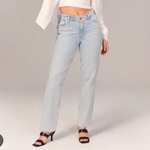 Abercrombie & Fitch 90s straight low rise jeans